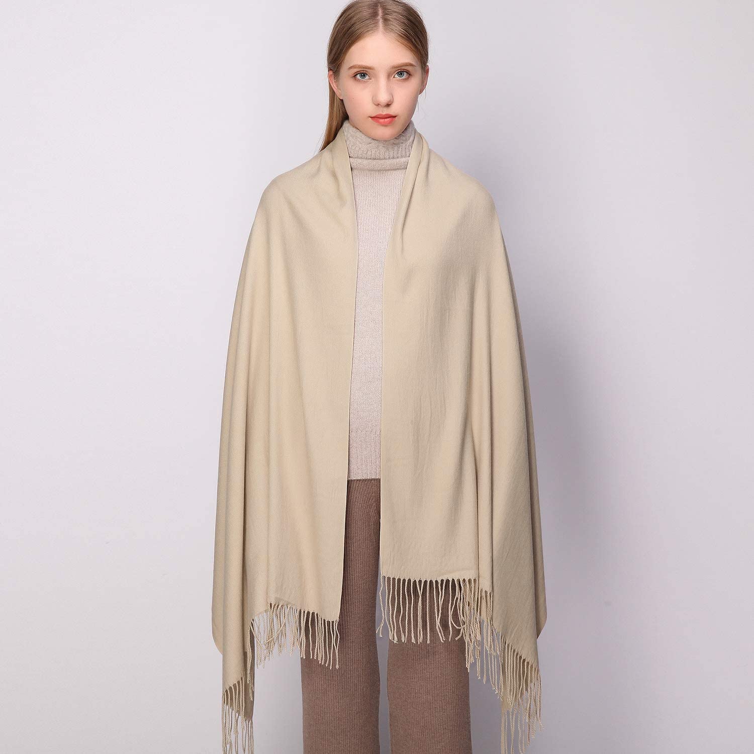 Women's Scarf Pashmina Shawls and Wraps for Evening Dress Bridesmaid Wedding Bridal Winter Warm Long Large Scarves