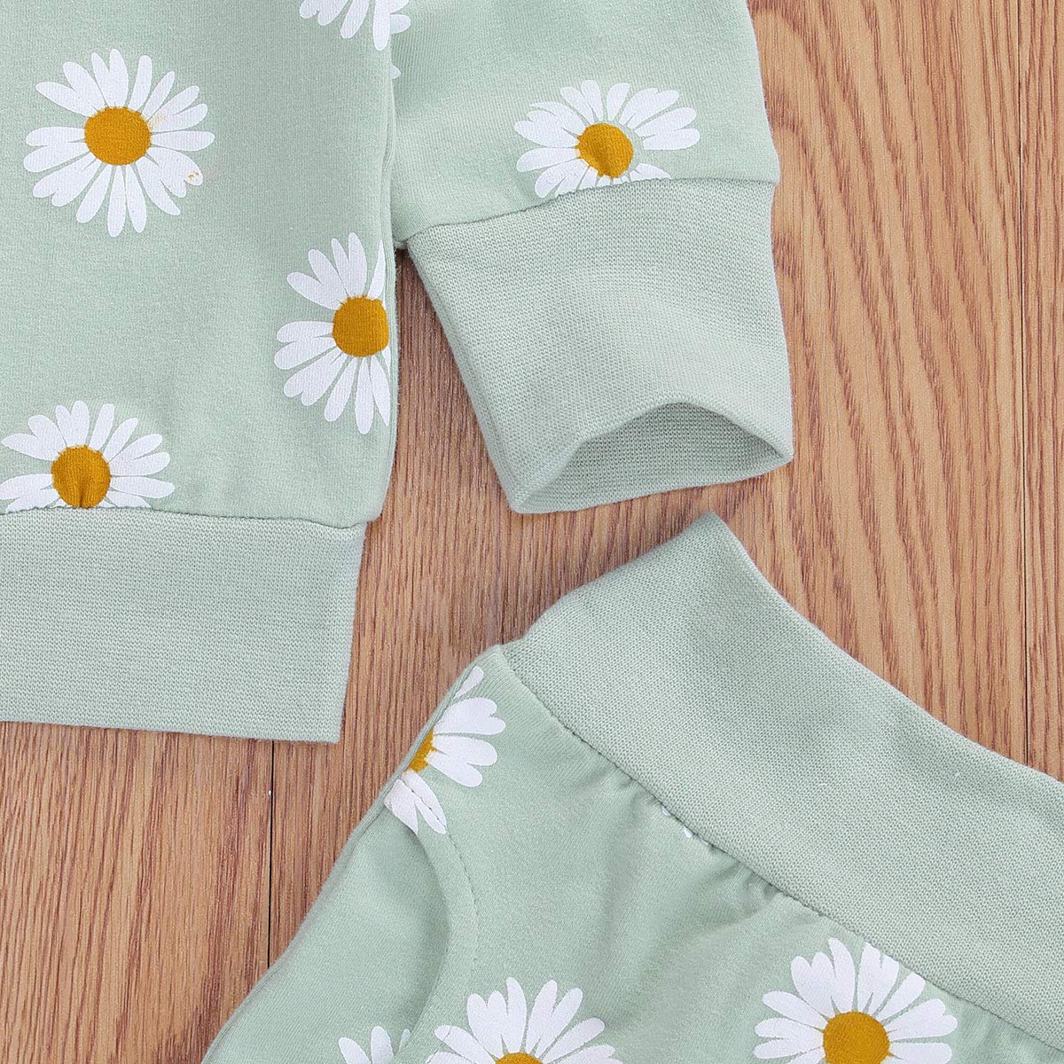 Newborn Infant Baby Girl Clothes Set Long Sleeve Sweatshirts Tops Pants Outfits Clothing Gifts 3 6 9 12 18 24 Months Green